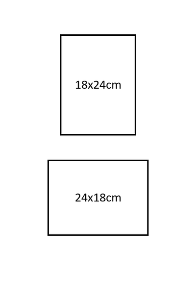 3D Foto 180x240mm zwart, donkergrijs, lichtgrijs, wit