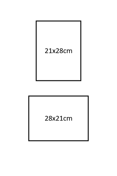 3D Foto 210x280mm zwart, donkergrijs, lichtgrijs, wit