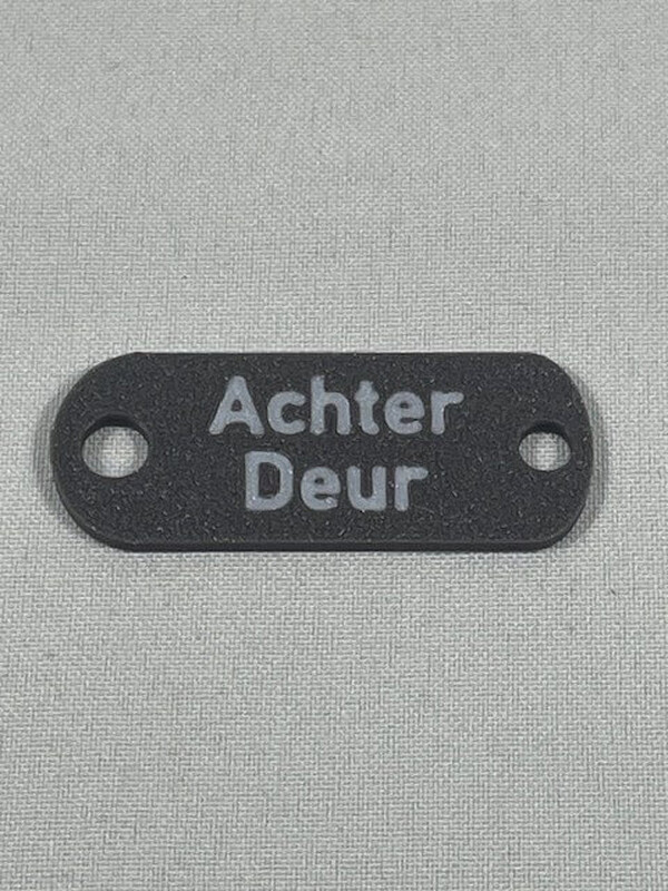 GLANCE Achterdeur sleutelhanger