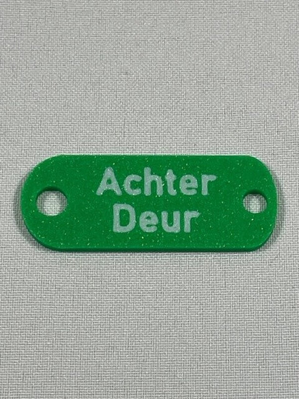 GLANCE Achterdeur sleutelhanger