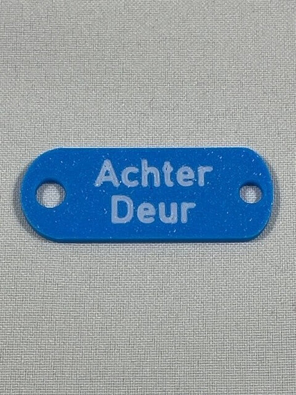 GLANCE Achterdeur sleutelhanger