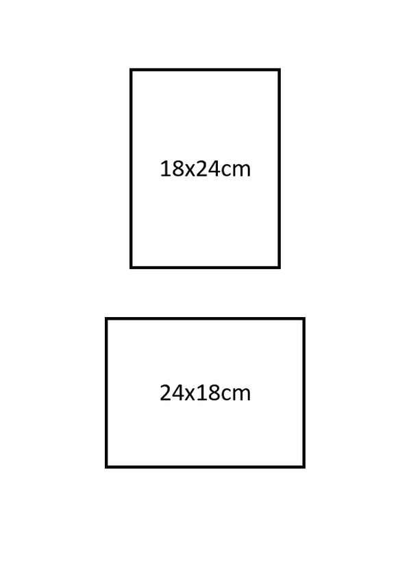 3D Foto 180x240mm zwart, donkergrijs, lichtgrijs, wit