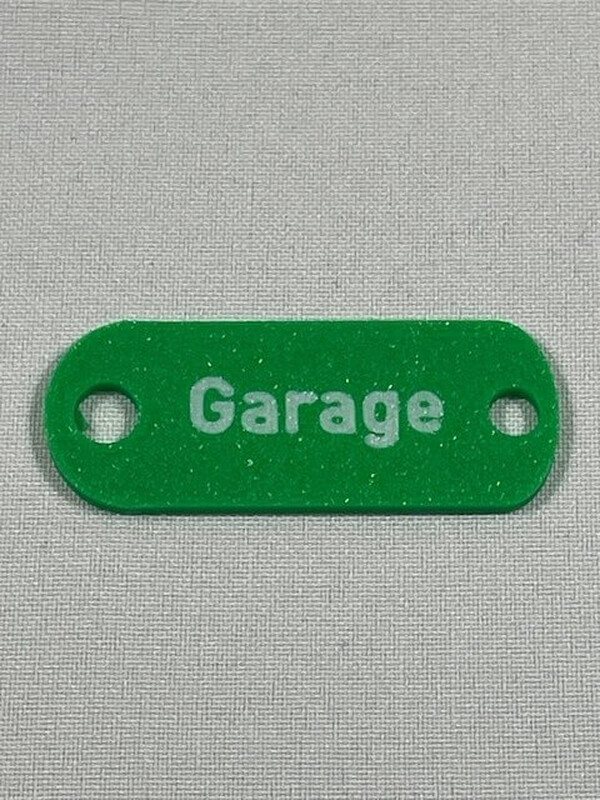 GLANCE Garage sleutelhanger