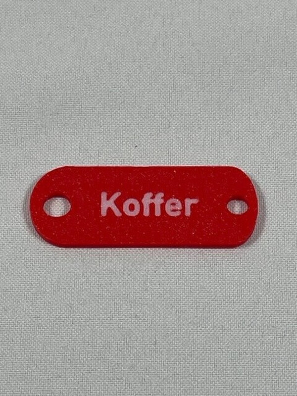 GLANCE Koffer sleutelhanger