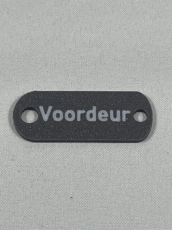 GLANCE Voordeur sleutelhanger