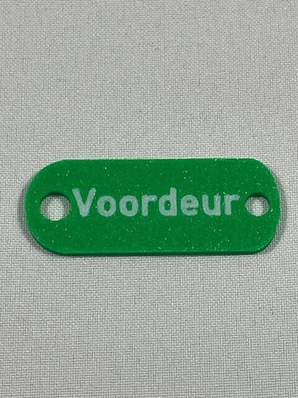 GLANCE Voordeur sleutelhanger