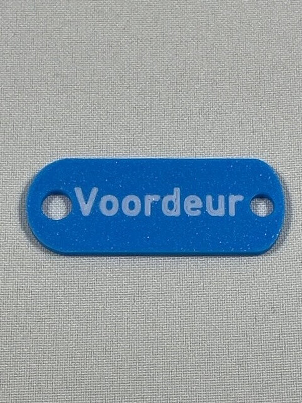 GLANCE Voordeur sleutelhanger
