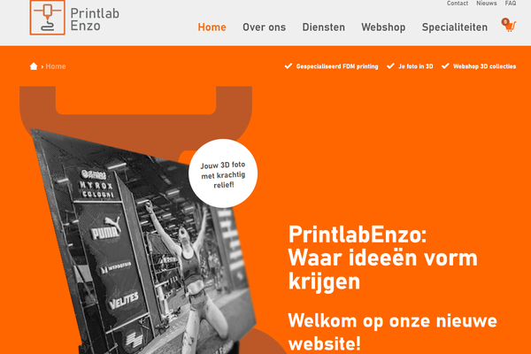 Lancering website PrintlabEnzo!